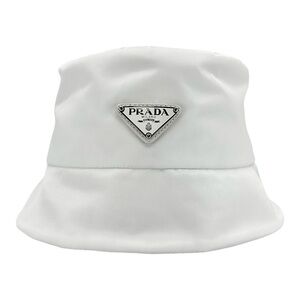 Prada x Adidas White Bucket Hat
